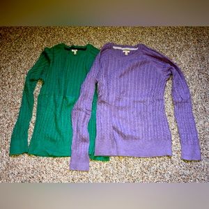 2 Long Sleeve Sonoma Sweaters Both Size XL